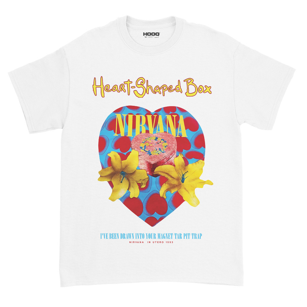 เสื้อยืด Nirvana HEART-SHAPED BOX