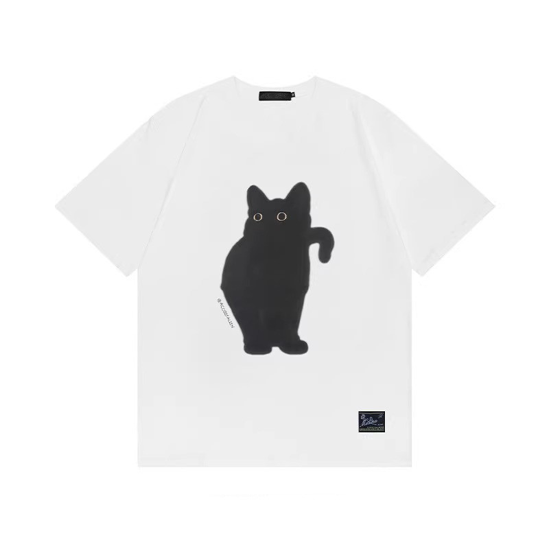 （พร้อมส่งจากกทม มาถึงใน 2วัน）เสื้อยืดยอดฮิตสไตล์ญี่ปุ่นและเกาหลี ลายการ์ตูน ใส่สบาย เสื้อเชิ้ตลำลอง oversize