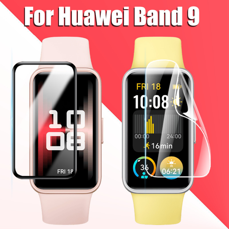 Huawei band 9 8 7 3D ฟิล์มไฮโดรเจลนิ่ม กันรอยหน้าจอ โค้ง สําหรับ Honor band 9 6 Pro band9 ไม่ใช่กระจก
