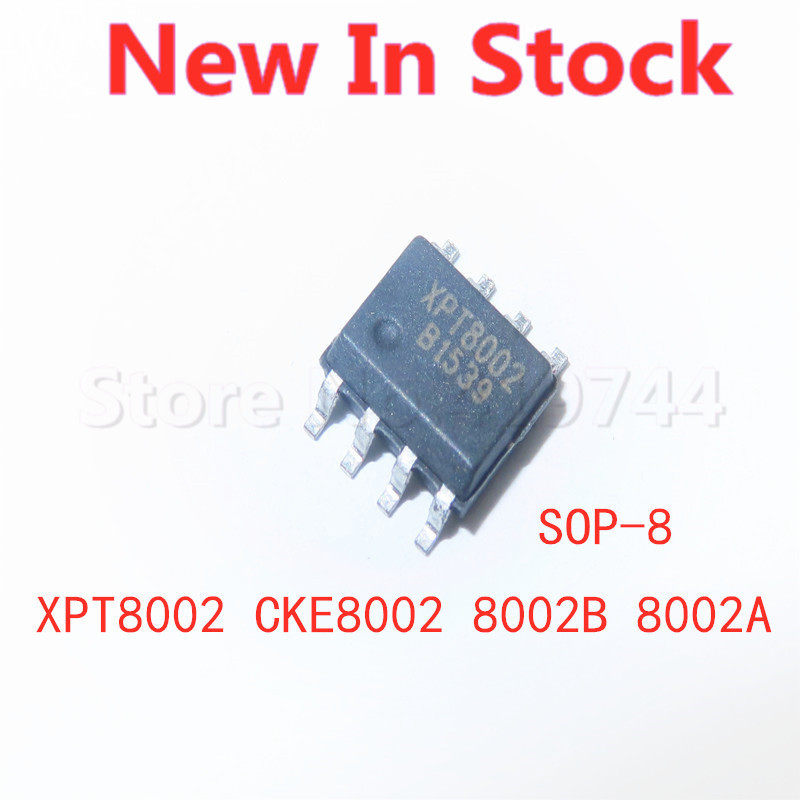 10 ชิ้น/ล็อต XPT8002 CKE8002 8002B 8002A SOP-8 SMD เครื่องขยายเสียงในสต็อกใหม่ IC