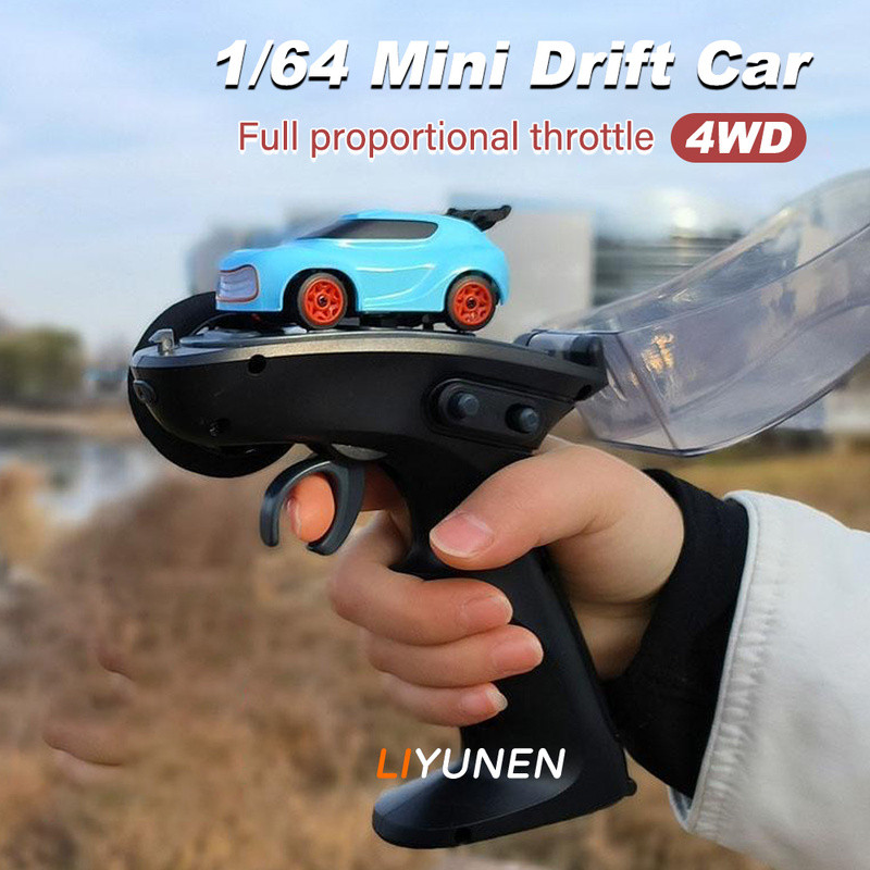 1/64 MINI เดสก์ท็อป Drift RC รถของเล่น 4WD Full Proportional คันเร่งรีโมทคอนโทรลขนาดเล็ก Racing รถ AE86 รุ่นสําหรับผู้ใหญ่ของเล่นเด็กของขวัญ