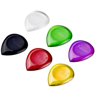 HIRASAWAYUI 6 ชิ้นกีตาร์, ABS Stubby Electric Bass Guitar Pick, Fast Pick 1/2/3 มม.อุปกรณ์กีตาร์