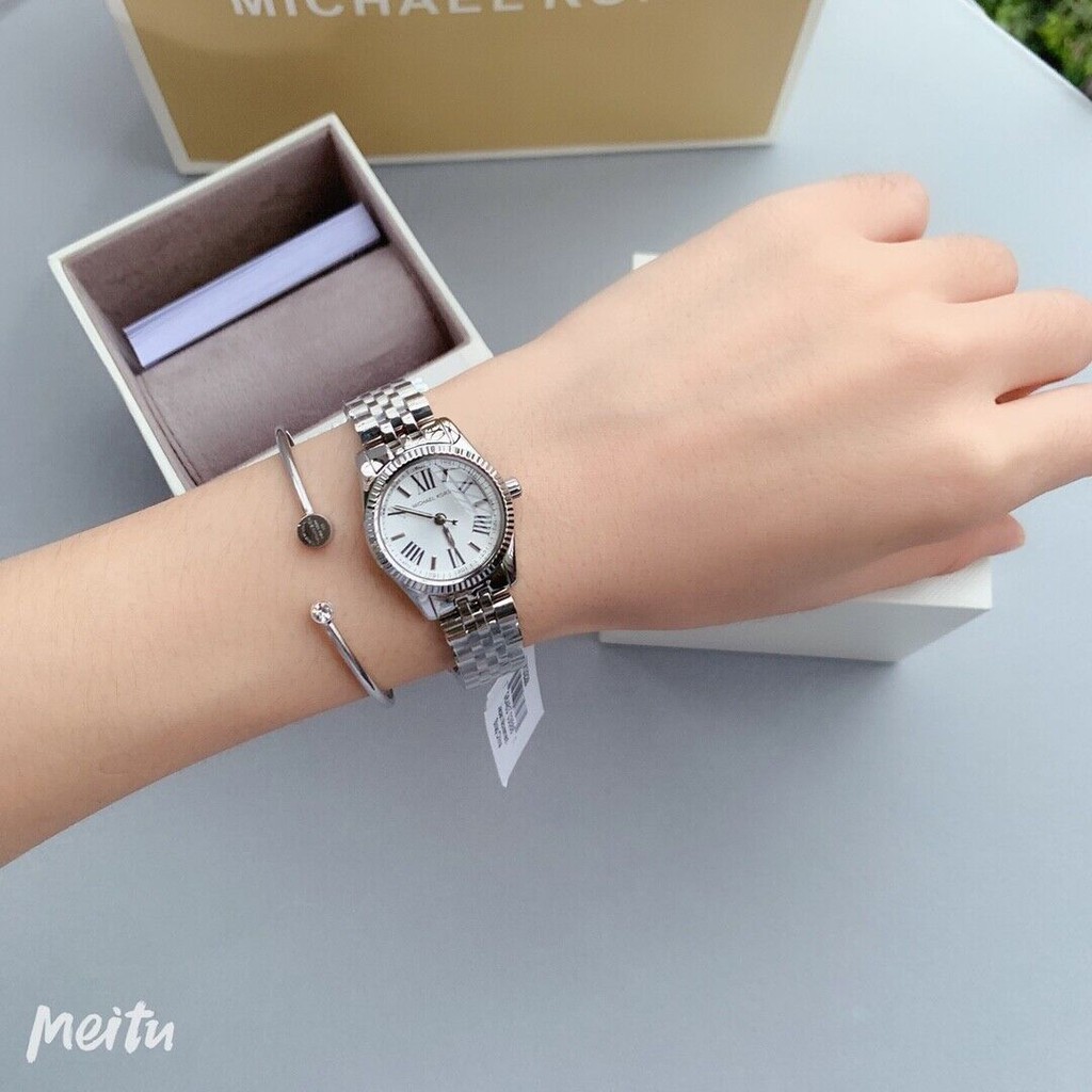 Michael Kors Women's MK3228 26mm - Petite Lexington Stainless Watch