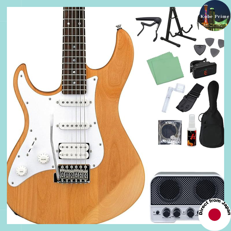 YAMAHA PACIFICA112JL YNS Electric Guitar Beginner 14-Piece Set (Includes Bluetooth Mini Amp) Yellow 