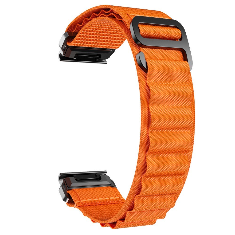 สไตล์ 22 มม.26 มม.Alpine Loop Quick Fit สําหรับ Garmin FENIX 8 E 7X, 5X, 6X Pro Forerunner 965/945/Approach S70 ทอไนลอนกีฬา Band พร้อม G-hook สายนาฬิกา
