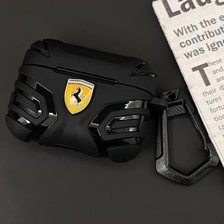 PORSCHE เคสหูฟังสําหรับ แอร์พอด 4 มือโปร 3 2เย็นแฟชั่นแขนออกแบบออดี้ปอร์เช่รถสีดํานุ่ม ทีพียู กันกระแทกหูฟังไร้สายชุดหูฟังฝาครอบป้องกันเชลล์ที่มีจี้ป้องกันการสูญ