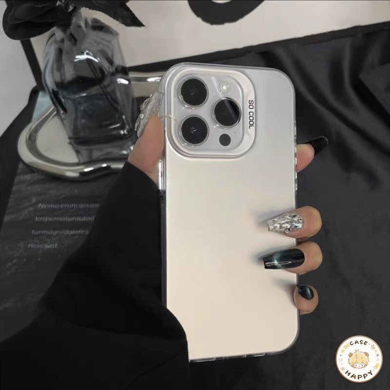 เคส Samsung A05s A24 A04s A14 A05 A34 A12 A03 A13 A32 A33 A15 A03s A54 A53 A11 A30s สีทึบสีเลนส์โลหะชุบหรูหรา - รูปที่ 3