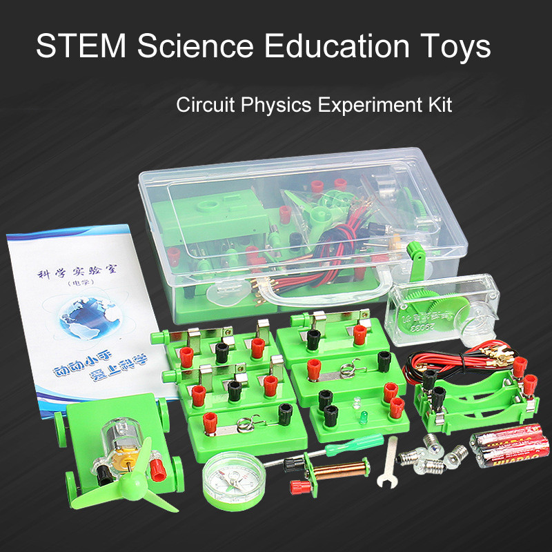 Diy Basic Circuit ชุดการเรียนรู้ไฟฟ้าการทดลองฟิสิกส์ Hands-On Ability Training Aid STEM วิทยาศาสตร์ของเล่นเพื่อการศึกษาสําหรับเด็ก