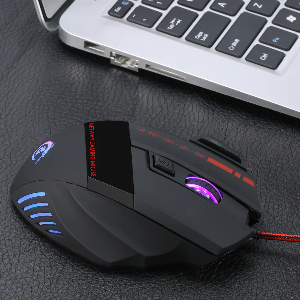 เมาส์เกมมิ่ง HXSJ A907 มีสาย ไฟ RGB ปรับ DPI ได้ thumbnail 7