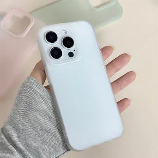 เคสโทรศัพท์ For iPhone 11 13 16 Pro Max Case iPhone 13 17 15 Pro Max 12 14 13 Pro Max Case 13 Pro สีลูกกวาดเคลือบน้ำตาล