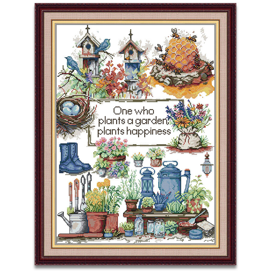 ปักครอสติส สวน การ์ตูน ปักครอสติช 14/11CT