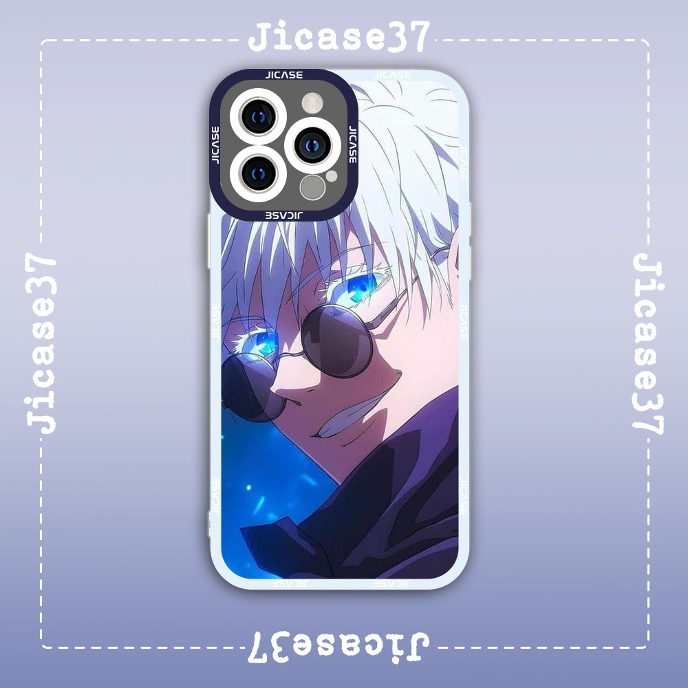 Samsung Xiaomi Oppo anime jujutsu kaisen Square Edge เคส iPhone War Spell