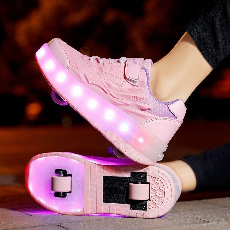 Heelys [รองเท้าแบบสวม Rollerskate สําหรับ Spot Goods สามารถไปโรงเรียน, รองเท้านักเรียน] พร้อมเดิน, เ