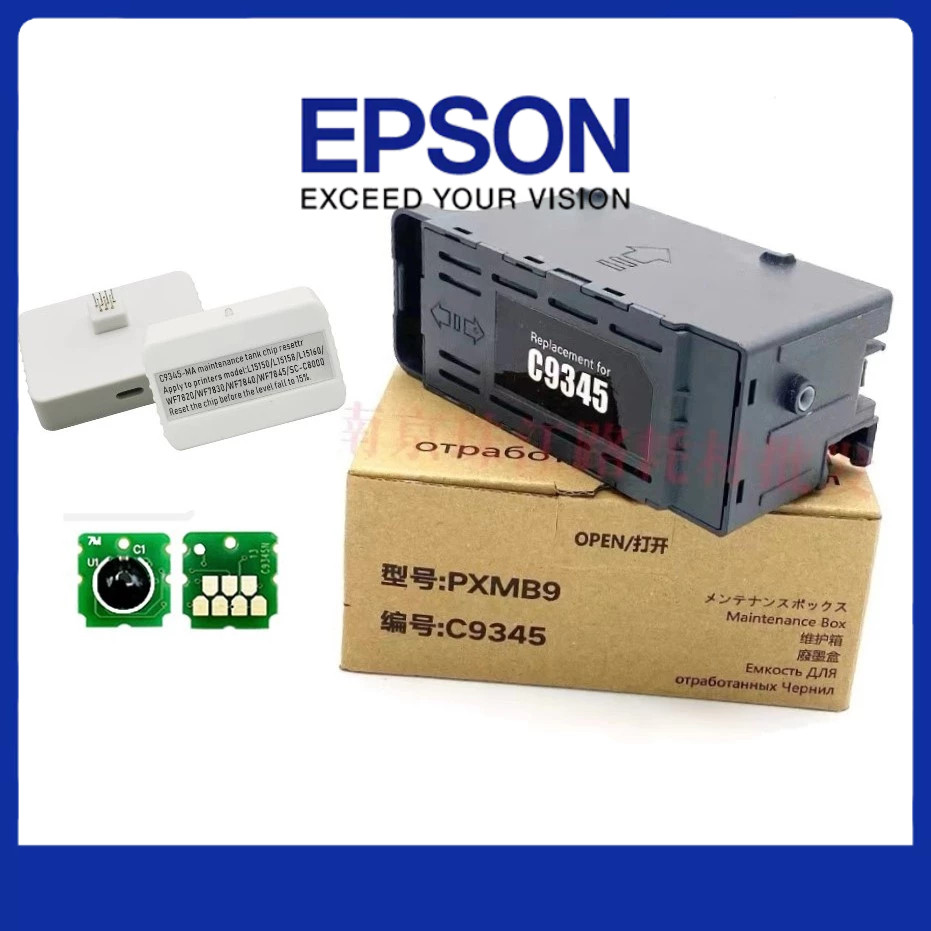Epson กล่องบํารุงรักษาชิปรีเซ็ตสําหรับ L8058 L8050 L18058 L8168 L8188 L8168 L6578 L6558 ชิปเสียหมึก 