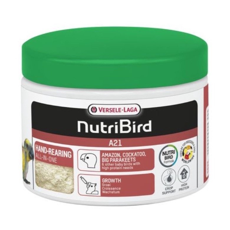 Nutribird A21 250g อาหารลูกป้อน [แพคออริจินัล] สูตรสมบูรณ์แบบสำหรับนกทุกสายพันธุ์ 250กรัม