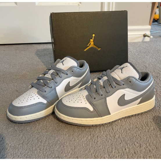 Nike Air Jordan 1 Low Vintage Grey การเคลื่อนไหว