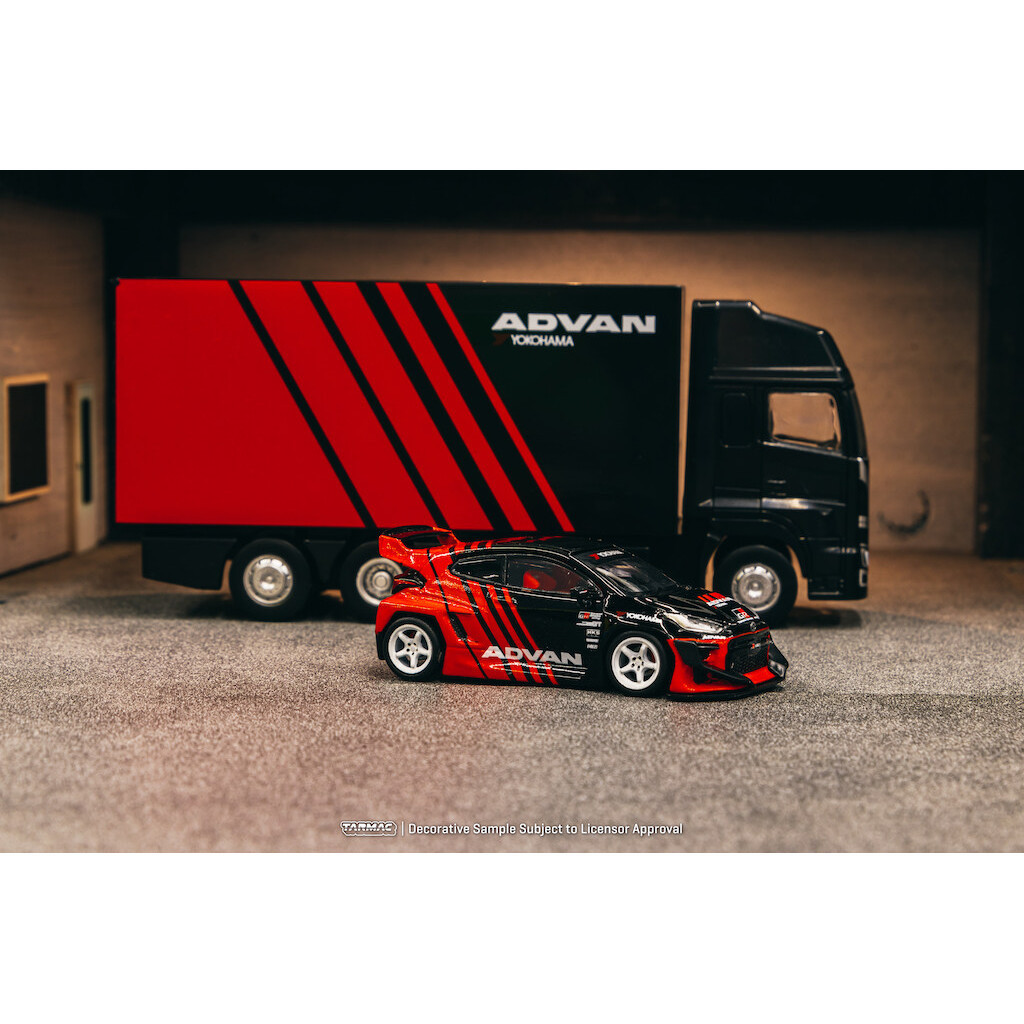 Tarmac Works 1/64 HOBBY64 Pandem Yaris ADVAN T64-080-ADV