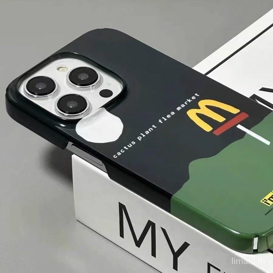เคสโทรศัพท์มือถือแบบแข็ง กันกระแทก ลาย McDonald's Niche สําหรับ iPhone 11PROMAX 12PRO 13PROMAX 14PROMAX 11 12 13 14 15 pro max x xr x xsmax 7 8 plus 14plus 15plus - รูปที่ 4