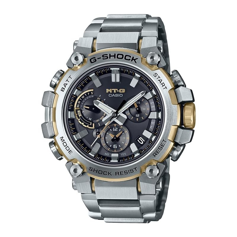 [ส่งตรงจากญี่ปุ่น】Casio] นาฬิกาข้อมือ G-Shock [ของแท้จากญี่ปุ่น] Mt-G พร้อมวิทยุบลูทูธ พลังงานแสงอาทิตย์ Mtg-B3000D-1A9Jf สีเงิน สําหรับผู้ชาย
