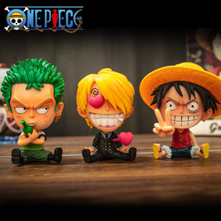 ตุ๊กตาฟิกเกอร์ One Piece Luffy Zoro Sanji ของเล่นสําหรับเด็ก