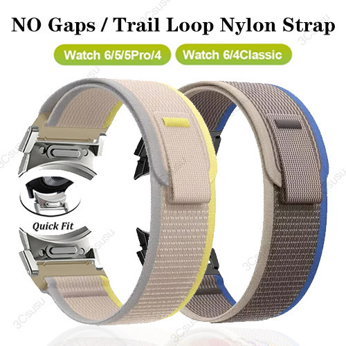 สายนาฬิกาข้อมือไนล่อน 20 มม. สําหรับ Samsung Galaxy watch 4 Strap 40 มม. 44 มม. 6 classic 43 47 Galaxy watch 4 5 pro