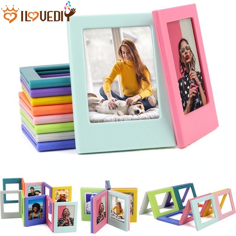 ตกแต่งผนัง-แสดงภาพจี้-อัลบั้มภาพ-กรอบรูปมินิ-ที่มีสีสัน,สร้างสรรค์ , อิน ,โพลารอยด์ , ทําเอง -เครื่องประดับเดสก์ทอปที่บ้าน /ร้