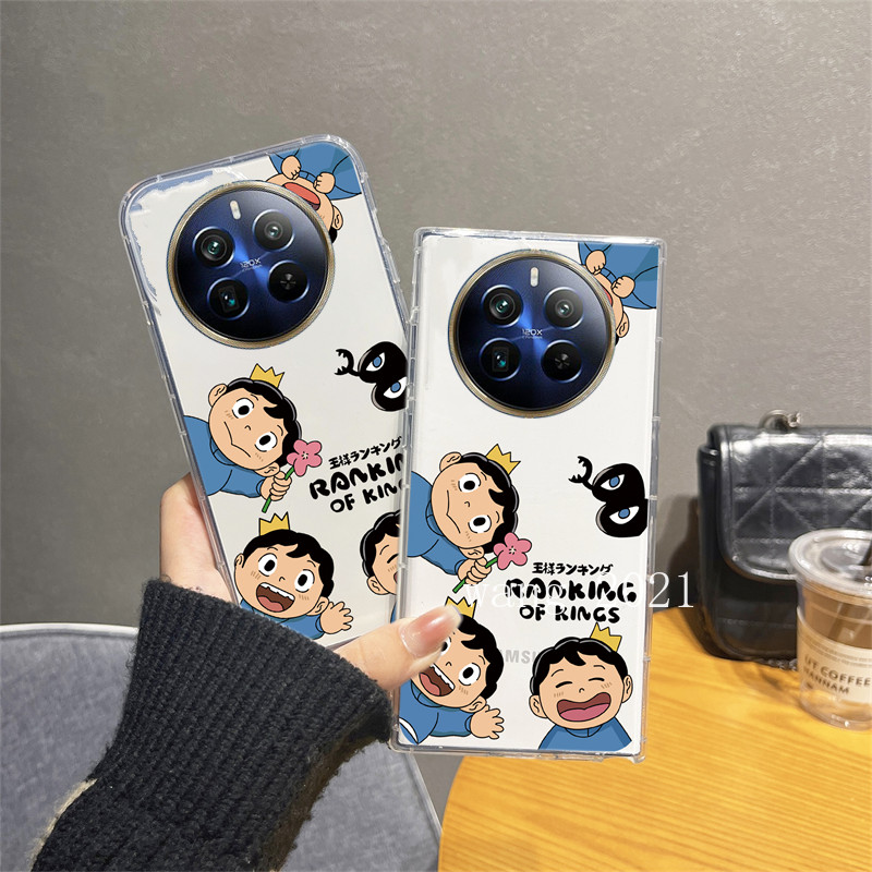 พร้อมส่ง เคสโทรศัพท์มือถือ ซิลิโคนนุ่ม ใส บางมาก กันกระแทก ลายการ์ตูนเจ้าชาย สําหรับ Realme12 Pro 12+ 11x 11 Pro Pro+ 5G Realme 12 Pro + Plus 5G 4G