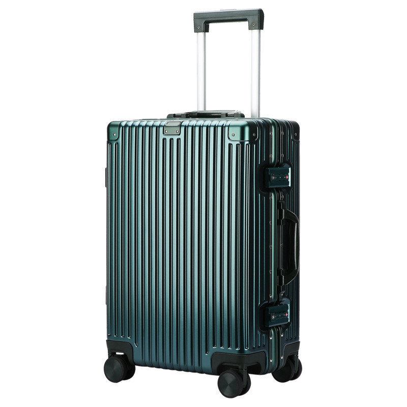 New Pc Luggage Aluminum Frame Large Capacity 28-Inch Daily Mowa Trolley Case Universal Wheel Password Suitcase Strong an
