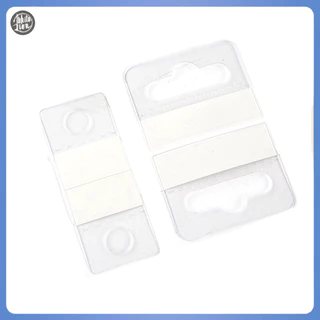 Wl| ใหม่ ตะขอแขวนกระเป๋า กล่องสินค้า ป้ายแท็ก PVC 100 ชิ้น
