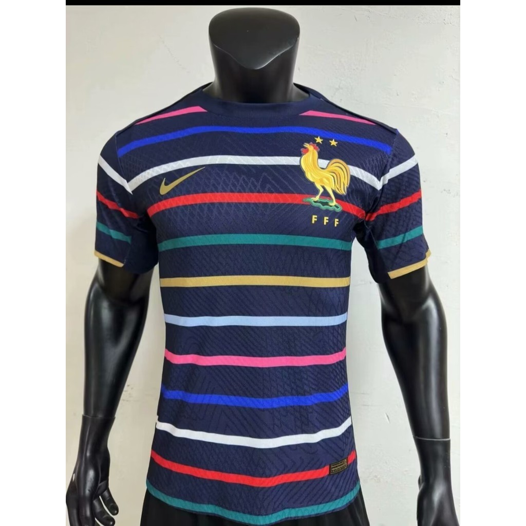 [Player Version] ใหม่ เสื้อกีฬาแขนสั้น ลายทีมชาติฟุตบอลฝรั่งเศส 2425 AAA+