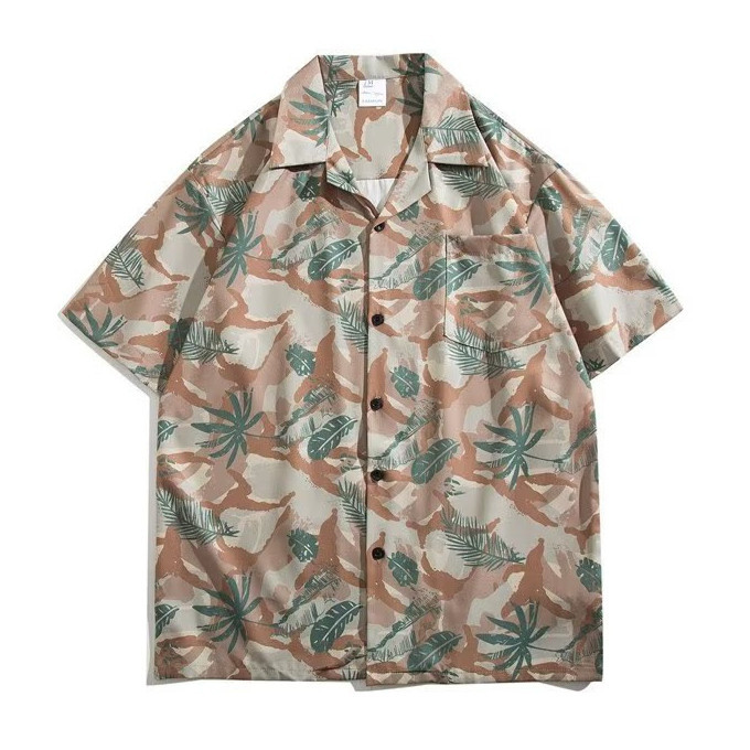 พร้อมส่ง M-3XL ใหม่2026 [ลายแคมปิ้ง-พลังใบ]    เสื้อฮาวาย เชิ้ต ชาย-หญิง ลายสงกรานต์  แขนสั้น สไตล์เกาหลี เสื้อแคมป์ปิ้ง ราคา ถูกที่สุด ดีลบีเคเค แกลเลอรีภาพที่ 8