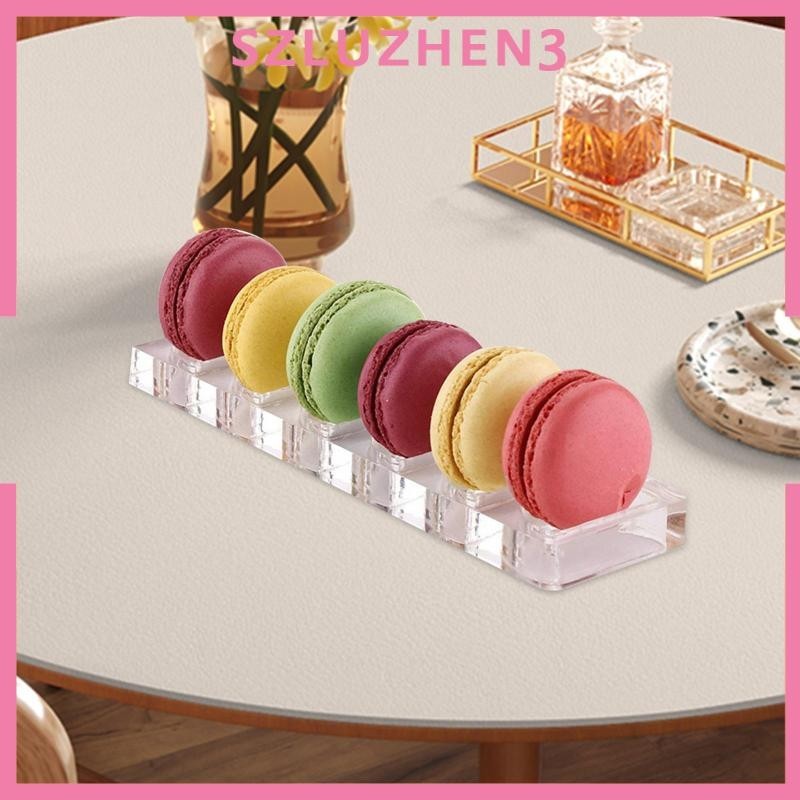 [Szluzhen3] ถาดอะคริลิค สีมาการอง สําหรับวางขนมหวาน ในงานแต่งงาน งานเลี้ยงวันเกิด