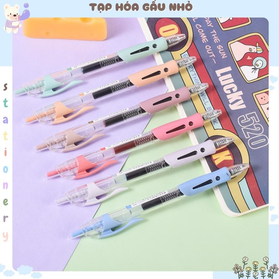 สะดวก RETRO BM01 ปากกาเจลหมึกสี 6 สีหมึก 0.5mm [Taphagaunho]
