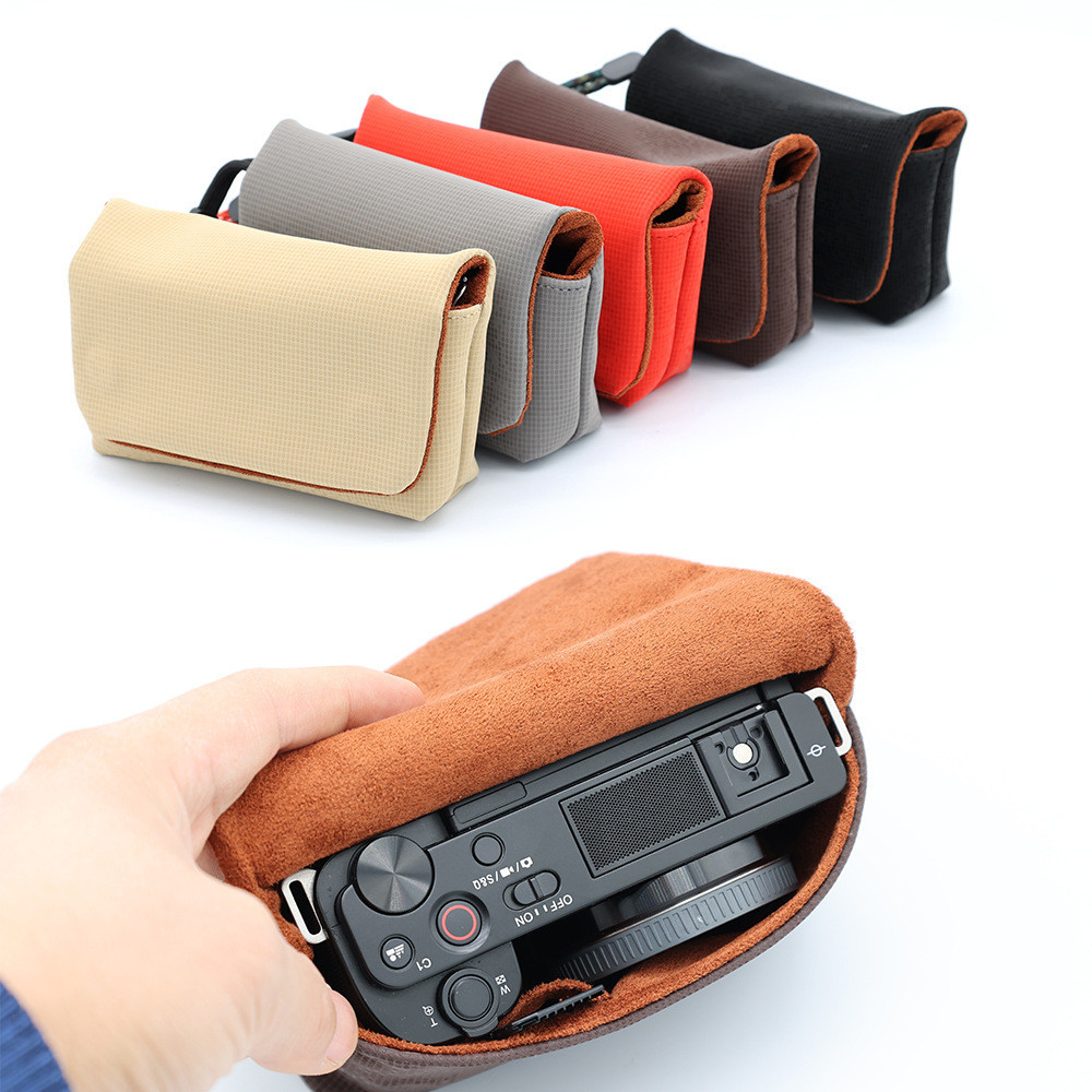 กระเป๋ากล้องดิจิตอลสําหรับ Sony ZV-1 ZV-1II ZV1 ZV-1M2 RX100 VII VI V VA IV M7 M6 ปลอกกล้องอุปกรณ์เสริมกระเป๋าเก็บกล้องกระเป๋าเก็บแบบพกพากระเป๋า