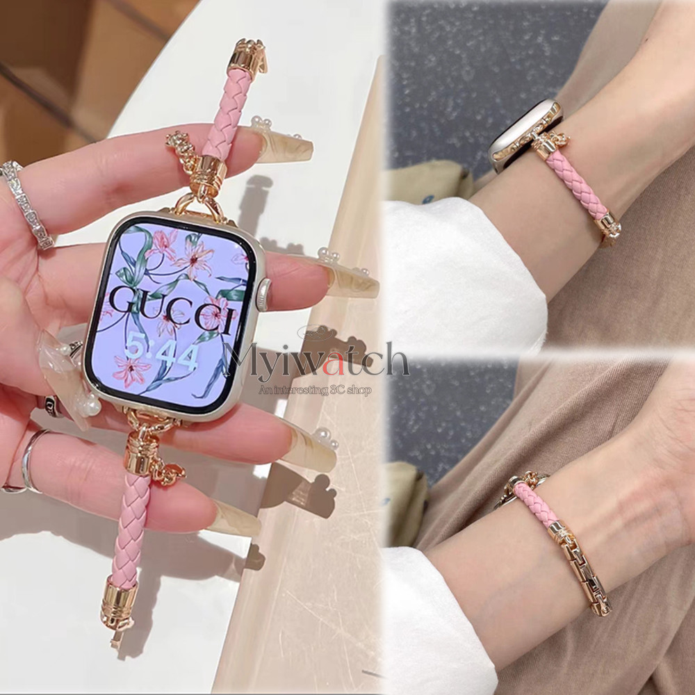 สายหนังทรงกระบอกบางสําหรับ ฉันดู พิเศษ ชุด ส iwatch serise 10 9 8 7 6 กับ 5 4 3 2 1 การออกแบบความเรียบง่ายสายรัดข้อมือสําหรับ iดู iwatch 49 มม.46 มม.44 มม.45 มม.41 มม.40 มม.38 มม.42 มม.