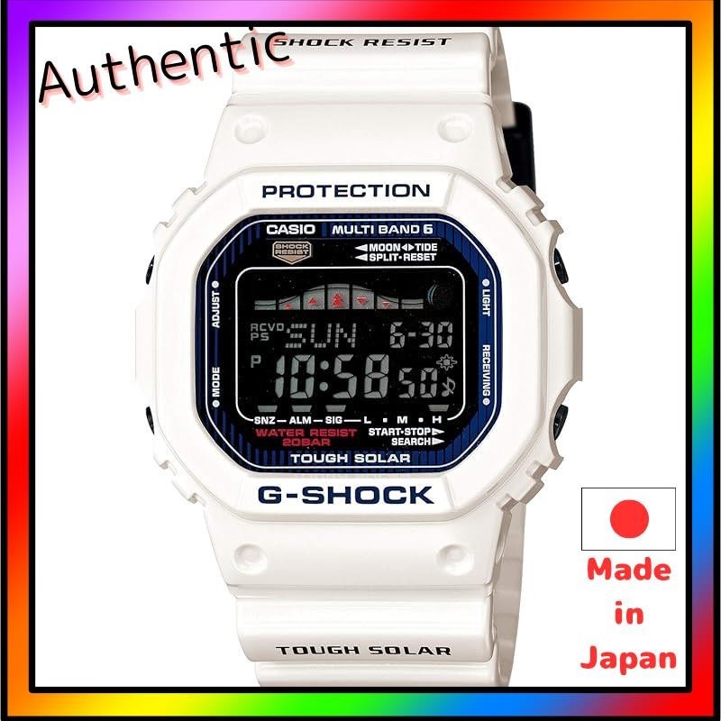[ส่งตรงจากญี่ปุ่น] นาฬิกาข้อมือ G-Shock [ของแท้จากญี่ปุ่น] G-LIDE Radio Wave Solar GWX-5600C-7JF สําหรับผู้ชาย สีขาว
