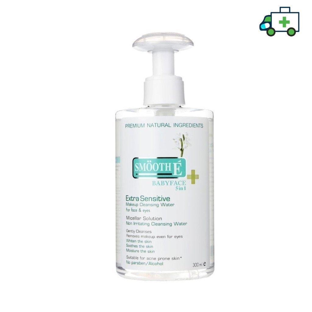 Smooth E Extra Sensitive Makeup Cleansing Water 300ML..คลีนซิ่ง ล้างเครื่องสำอาง ผิวแพ้ง่าย สมูทอี [Plife]