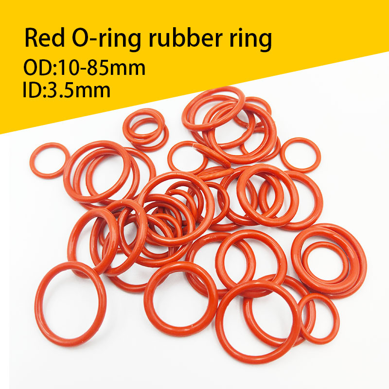 ยางโอริง โอริง ยาง O ring ปะเก็นแหวนยางซีลซิลิโคน รูปตัว O กันน้ํา ทนความร้อนสูง เส้นผ่าศูนย์กลาง 3.5 มม.