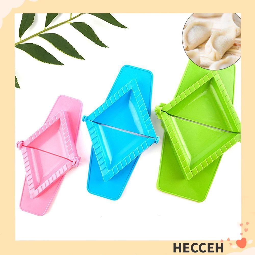 Hecceh แม่พิมพ์กดแป้งเกี๊ยว ทรงสี่เหลี่ยม แฮนด์เมด DIY 3 ชิ้น
