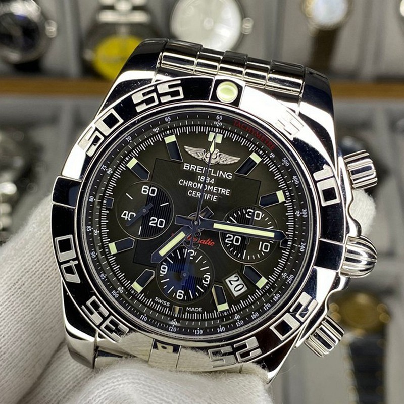 Breitling นาฬิกาข้อมืออัตโนมัติ กันน้ํา สําหรับผู้ชาย AB0110