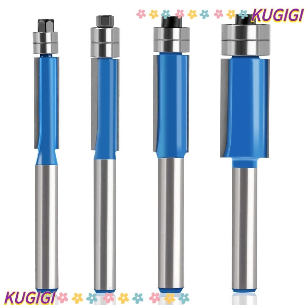 Kugigi ดอกสว่านเราเตอร์ คาร์ไบด์ 6 มม. ทนทาน สําหรับงานไม้