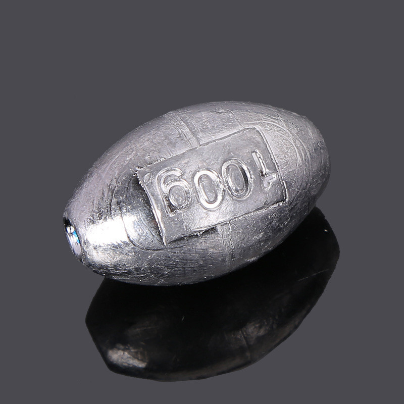 F034 ตะกั่วตกปลาแกนพลาสติก ตะกั่วทรงมะกอก,  ทุ่นหนัก  อุปกรณ์ตกปลา  สินค้ามีพร้อมส่ง