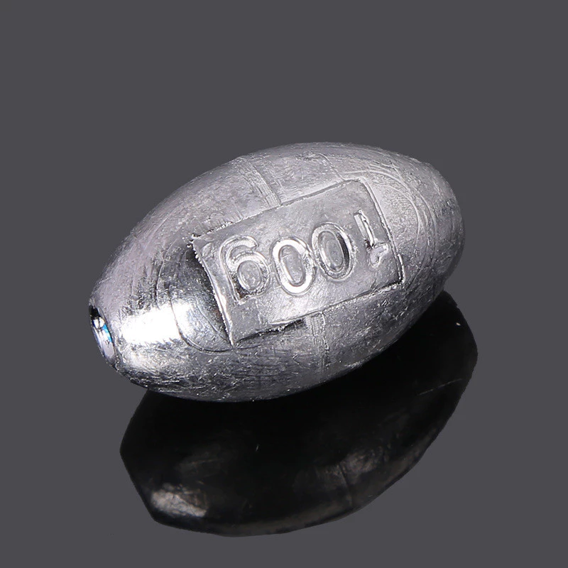F034 ตะกั่วตกปลาแกนพลาสติก ตะกั่วทรงมะกอก, ทุ่นหนัก อุปกรณ์ตกปลา สินค้ามีพร้อมส่ง