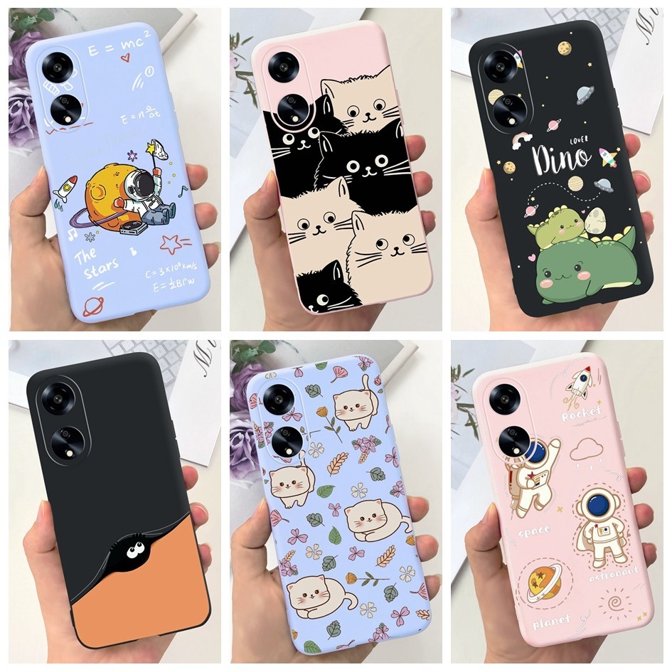 เคสโทรศัพท์ซิลิโคน TPU แบบนิ่ม ลายการ์ตูนน่ารัก กันกระแทก สําหรับ OPPO A98 A1 5G CPH2529 F23 5G CPH2527