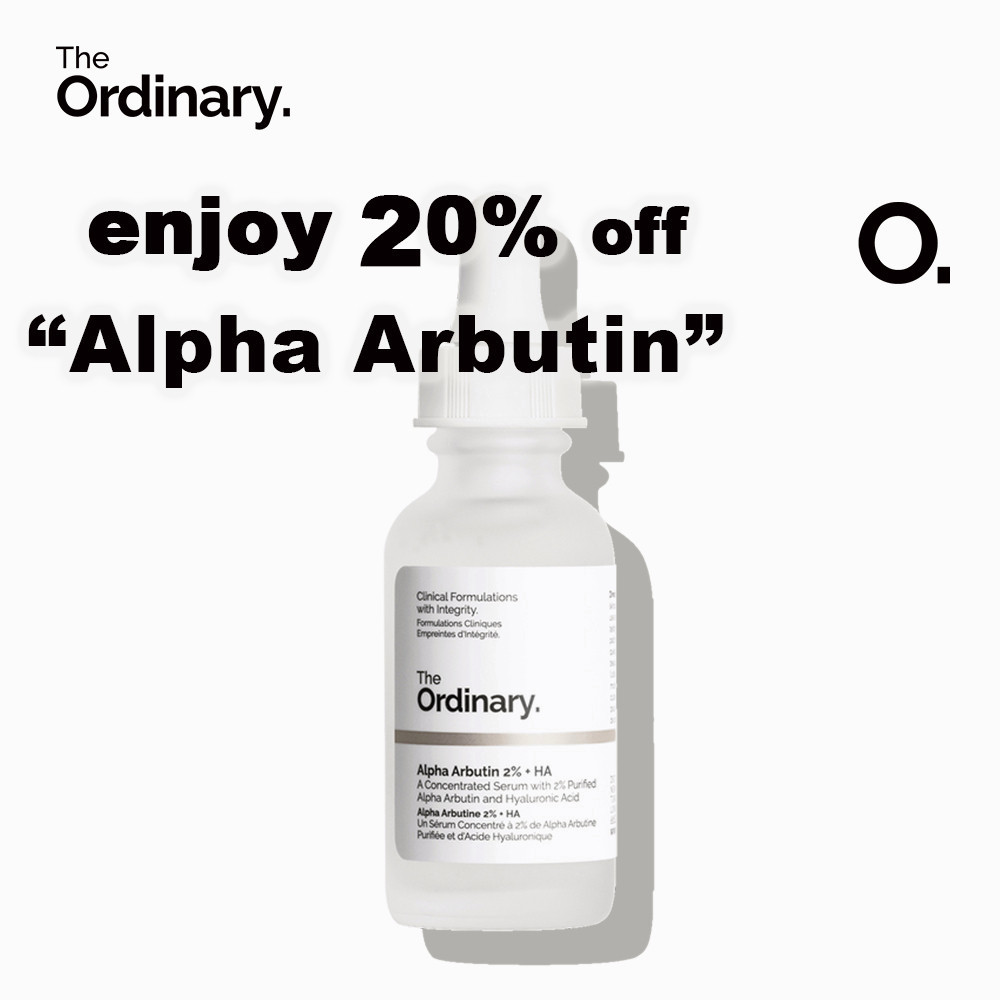 The Alpha Arbutin 2% + HA - ไวท์เทนนิ่งจุดด่างดํา ให้ความชุ่มชื้น กรดไฮยารูลอนิก 30 มล.