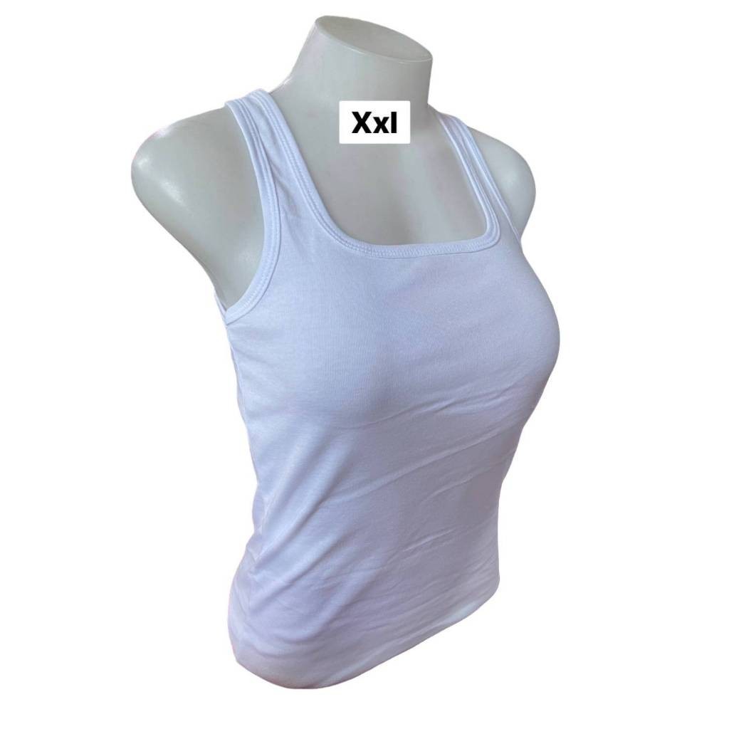 เสื้อกล้ามบิ๊กไซส์XL-XXL เต็มตัว (ผ้าคอตตอน) สาวอวบ สวมใส่สบาย