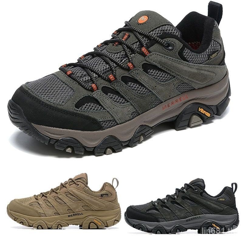 Merrell รองเท้าเดินป่าลําลอง กันลื่น กันน้ํา ระบายอากาศได้ดี ทนต่อการเสียดสี สําหรับผู้ชาย
