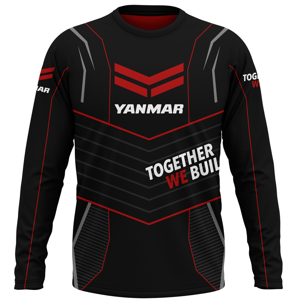 2024 เสื้อยืดแขนยาวใหม่ YANMAR การพิมพ์ 3 มิติจาก xs ถึง 5xl PUKA