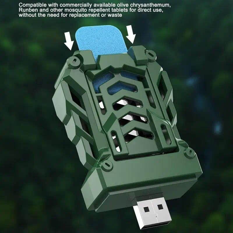 เครื่องไล่ยุง แบบพกพา ไร้กลิ่น ทําความร้อน USB รูปที่ 5