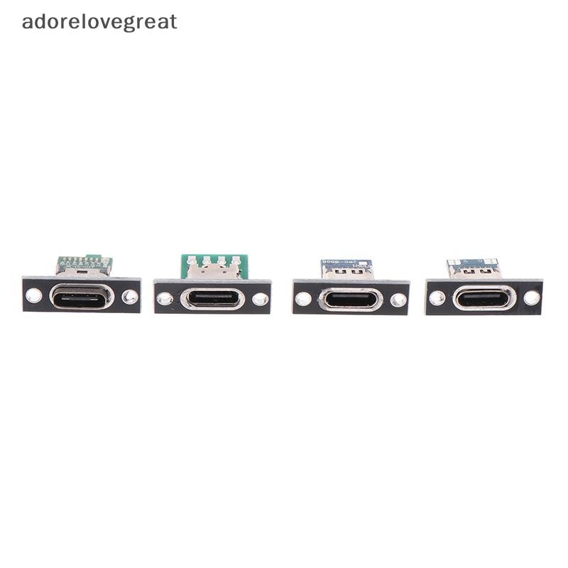 Alt ชาร์จพอร์ต USB Type C ซ็อกเก็ต 2Pin 2P 4P กันน้ํา Strip Line Of Solder Joint หญิงเชื่อมต่อแจ็ค DRG
